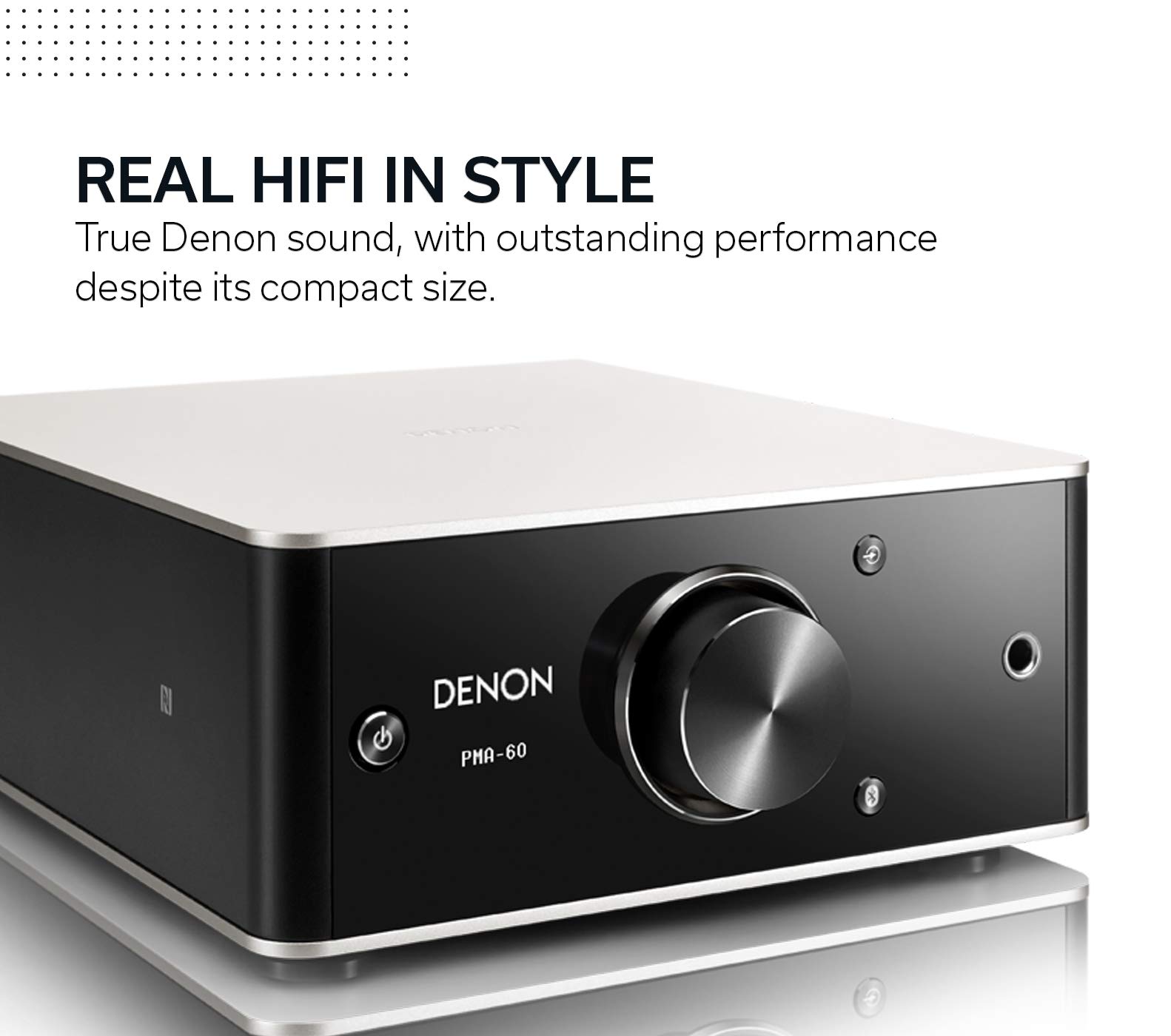 Denon PMA-60 Stereo Amplifier, Power Amplifier for HiFi System